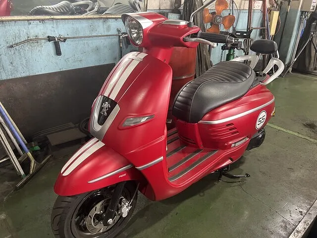 プジョー ジャンゴ　車検　エンジンオイル交換・ブレーキフルード交換　スクーター｜神戸市中央区　車検・整備