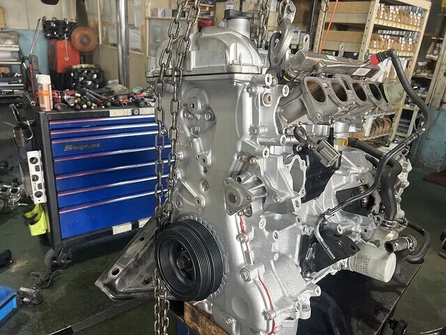 神戸市中央区　リビルトエンジン載せ替え修理　エンジン異音修理│修理