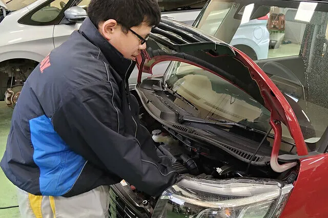 出雲市 エンジンオイル交換 ダイハツ タントカスタム│車検・整備