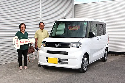 未使用車タント　ご購入　行田市在住　S様