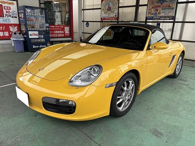 ポルシェ ボクスター ロッカーパネル凹み リアバンパー傷修理