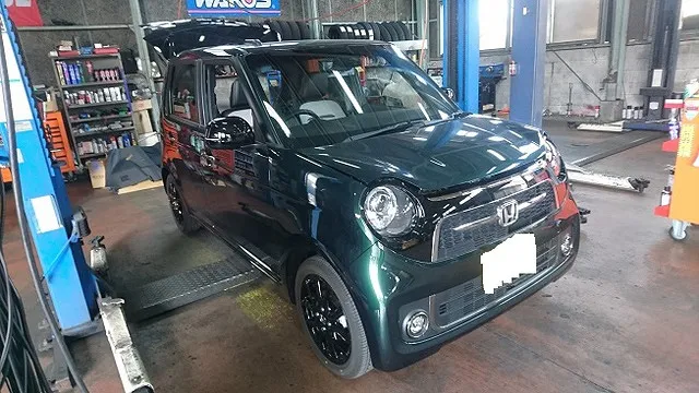 お持込足回りサスキット（SHOWA・ショーワ）組替作業　ホンダ・N-ONE(JG1)