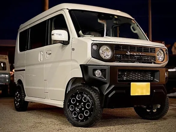 横浜市　エブリィ　パンパー ジムリィ バンパーガード取付 リフトアップ | カスタム 横浜市