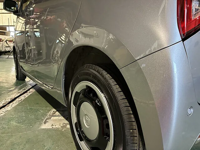 春日部市　リアフェンダー　サイドシル　擦り傷修理　ホンダ N-WGN｜鈑金塗装