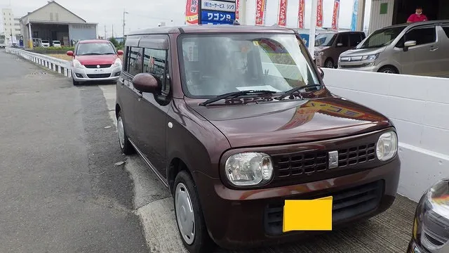 スズキ　ラパン　車検整備　バッテリー交換　エアエレメント交換　お車引取　泉佐野市　貝塚市　阪南市　泉南市