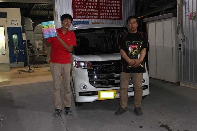 新車ｽﾍﾟｰｼｱをカーリースしていただいたT様　阪南市