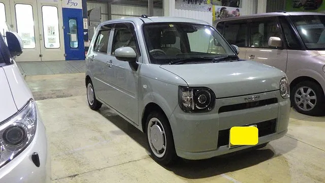 ダイハツ　トコット　フロントバンパー　キズ直し　激安　熊取町より　カーサービスシンワ　