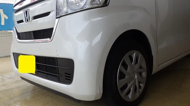 ホンダ　N-BOX　前後バンパー　レールカバー　キズ　泉佐野市より　格安　カーサービスシンワ