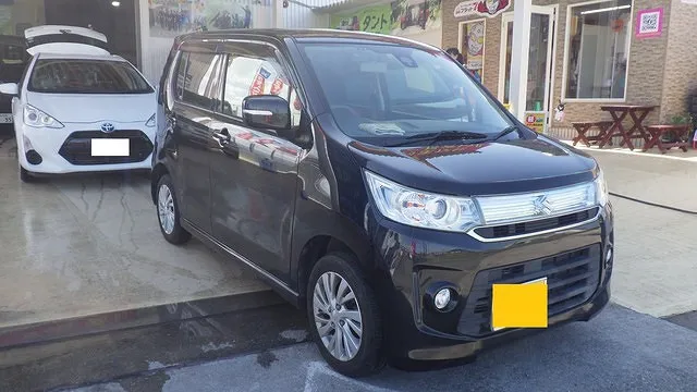 スズキ　ワゴンR　車検整備　ワイパーゴム交換　キー電池交換　発炎筒交換　泉佐野市　貝塚市　阪南市　泉南市　カーサービスシンワ