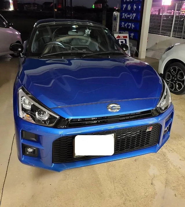 ダイハツ　トヨタ　コペンGR　ボンネット　フロントバンパー　アウターハンドル　カラーチェンジ　色塗り替え　カスタム　カーサービスシンワ