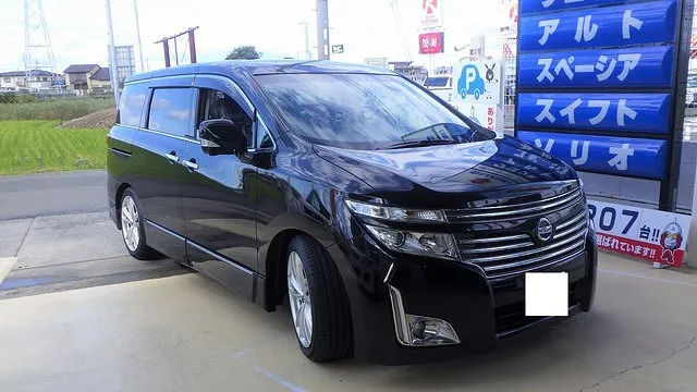 日産　エルグランド　車検整備　プラグ交換　泉佐野市　泉南市　阪南市　貝塚市　熊取町　カーサービスシンワ