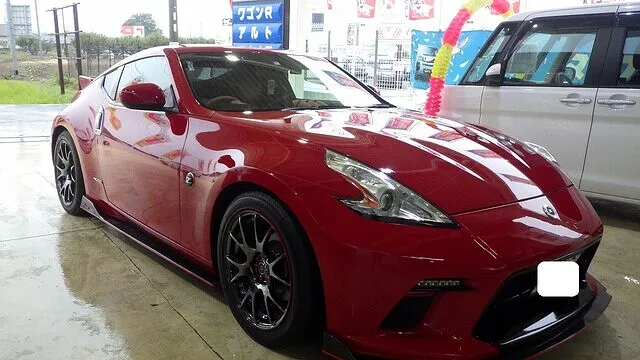 日産　フェアレディZ　ルーフ　ピラー　色替え　カラーチェンジ　赤から黒に　阪南市のお客様　カーサービスシンワ