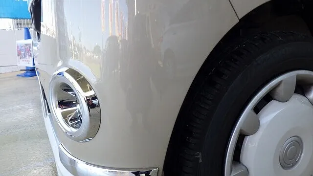 ダイハツ　キャンバス　フロントバンパー　リアバンパー　キズヘコミ　車　修理　泉佐野市のお客様　カーサービスシンワ