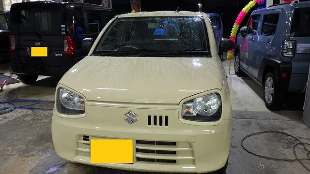 スズキ　アルト　車検整備　プラグ交換　バッテリー交換　ワイパーゴム交換　泉佐野市　貝塚市　泉南市　阪南市　カーサービスシンワ