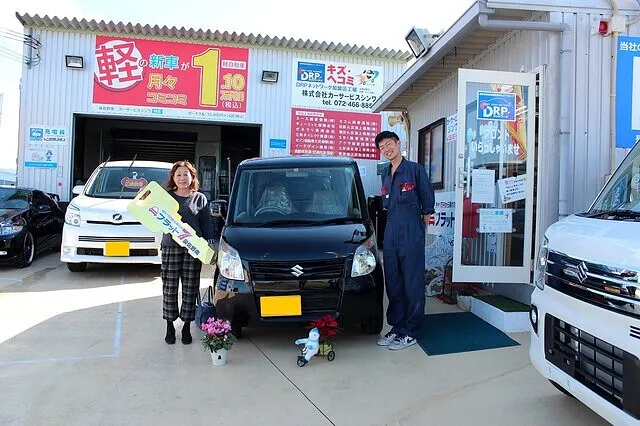 当店の中古車をご購入のY様　スズキパレット　泉佐野市