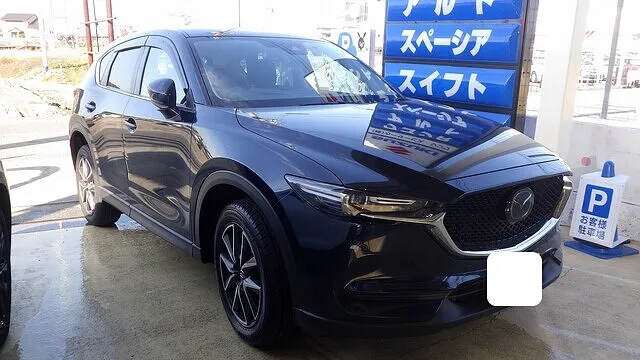 マツダ　CX-5　運転席のドア　ヘコミ　修理　神戸のお客様　カーサービスシンワ