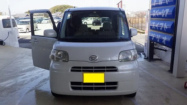 ダイハツ　タント　車検事例　泉佐野市　日根野