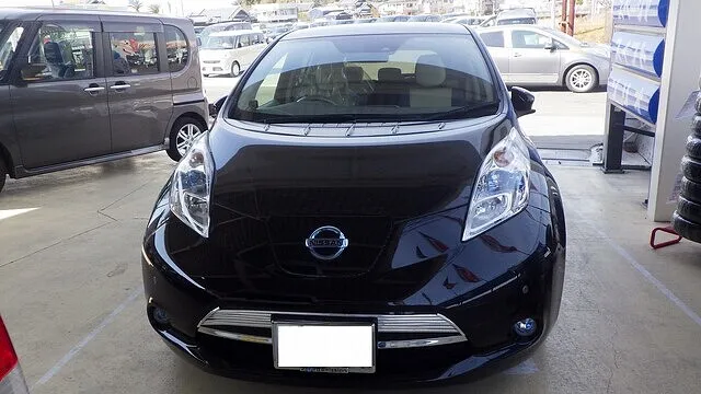 日産　リーフ　車検事例　大阪府泉佐野市