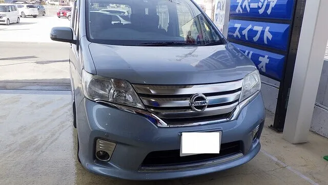 日産　セレナ　C26　車検事例　大阪府泉佐野市