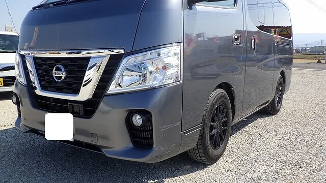 日産　キャラバン　フロントバンパー　キズ修理　キャンペーン価格　阪南市のお客様　カーサービスシンワ