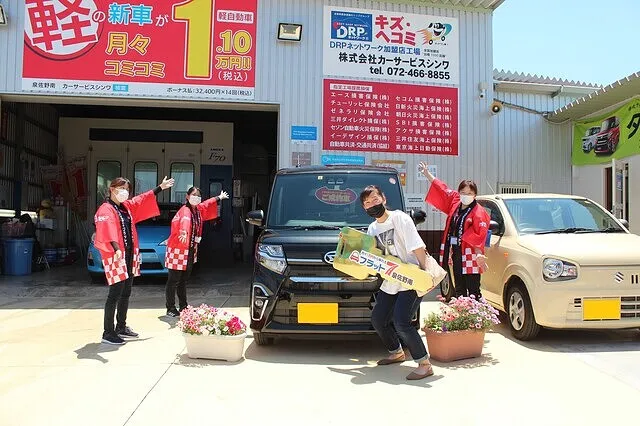 当店一押し大人気のカーリース　フラット７でダイハツタントGET！