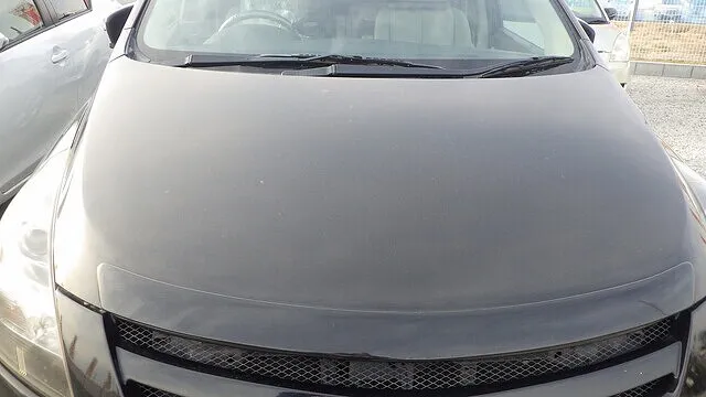 マツダ　MPV　ボンネット　ルーフ　塗装劣化　塗装塗り直し　岸和田市のお客様　カーサービスシンワ　