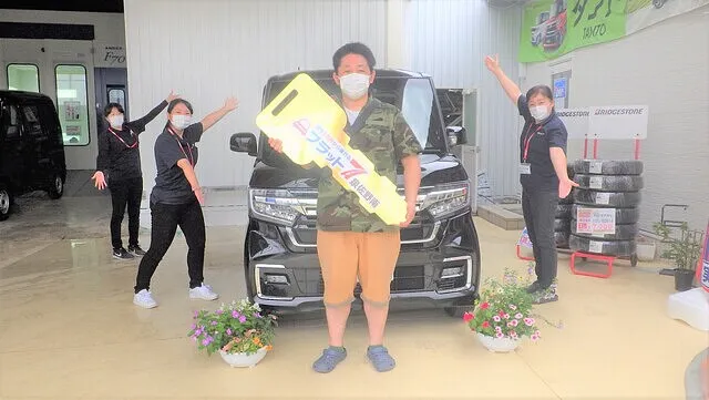 ホンダNBOXをカーリースしていただきました！泉佐野市　
