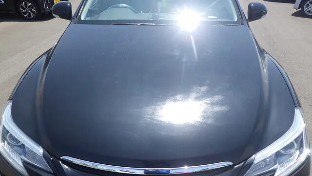 トヨタ　マークX　ボンネット　左フロントフェンダー　左フロントドア　キズヘコミ　エクボ　車　修理　泉佐野　カーサービスシンワ