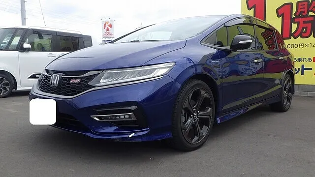 ホンダ　ジェイド　フロントバンパー　キズ修理　1本塗り　泉佐野市のお客様　カーサービスシンワ