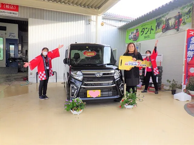 新車見積もりカーリースをお乗りいただくI様　フラット７泉佐野南店