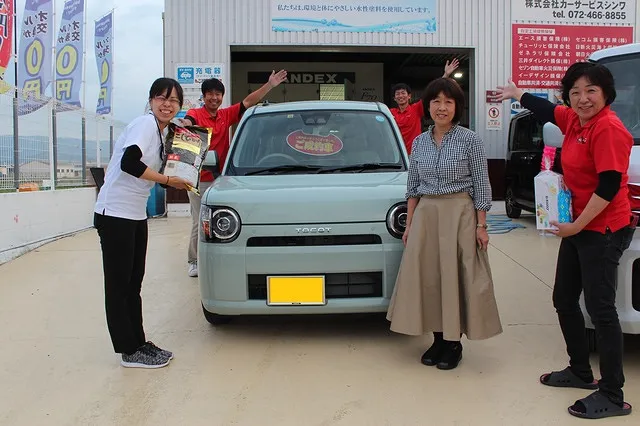 「新車ダイハツトコットご購入のS様　熊取町」