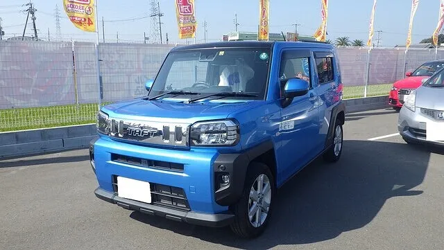 ダイハツ　タフト　車検整備　ワイパーゴム交換　バッテリー交換　泉佐野市　貝塚市　カーサービスシンワ　