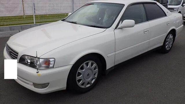 トヨタ　チェイサー　左リアドア　左クォーター　右クォーター　トランク　フロントバンパー　リアバンパー　鈑金塗装　泉佐野市　阪南市　貝塚市　岸和田市