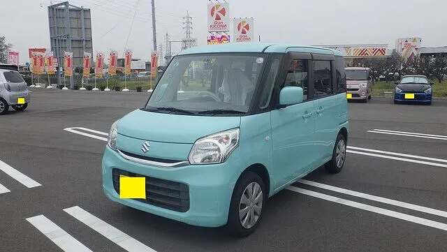 スズキ　スペーシア　鈑金塗装修理　左スライドドア　左リアクォーター　泉佐野市　貝塚市　泉南市　阪南市　熊取町　田尻町　カーサービスシンワ