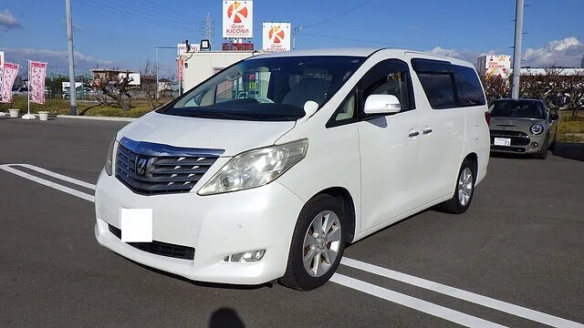 アルファード　天井塗装めくれ　現金修理　泉佐野市泉ヶ丘より