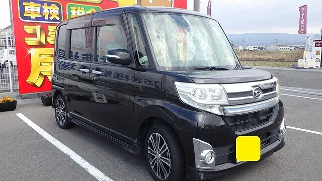 ダイハツ　タント　車検　整備　点検　カーサービスシンワ　泉佐野市