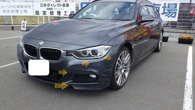 BMW　フロントバンパー　左フロントフェンダ　左フロントドア