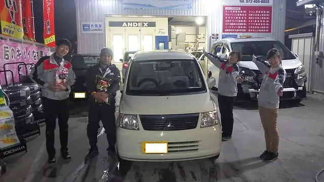 阪南市から当店の中古車をご購入のT様 　30万の予算の中でこの走行距離と綺麗さに驚いた！