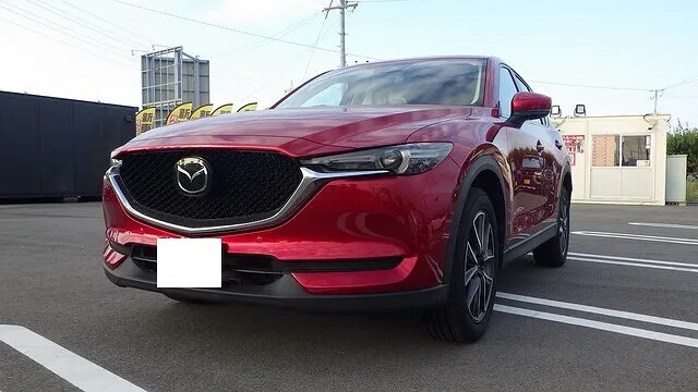 マツダ　CX-5　リアバンパー　鈑金　塗装　岸和田市からご来店