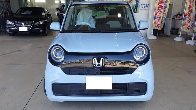 ホンダ　N-ONE　リアバンパー　鈑金　塗装　泉佐野市からご来店