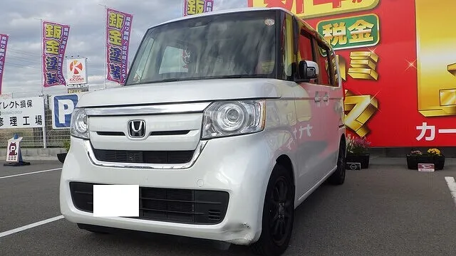 ホンダ　N-BOX　フロントバンパー　バルクヘッド　鈑金　塗装　
