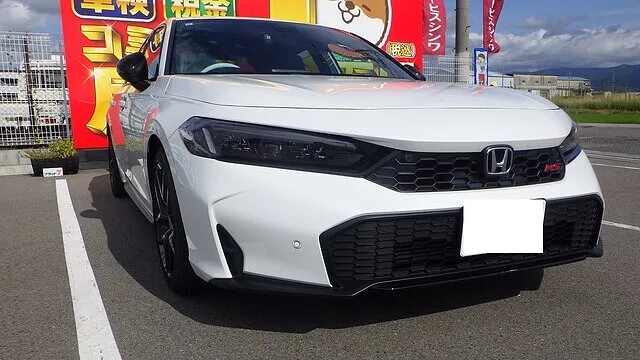 ホンダ　シビック　左クォーター　左リアドア　鈑金　塗装　泉佐野市