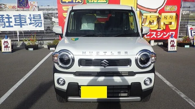 スズキ　ハスラー　左フロントドア　左リアドア　鈑金　塗装　泉佐野