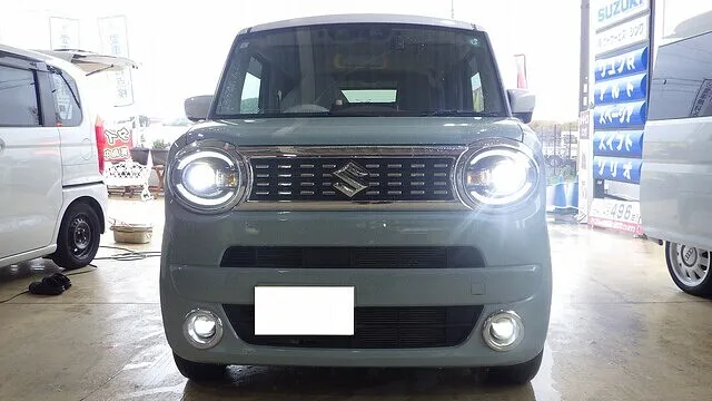 スズキ　ワゴンＲスマイル　左リアドア　左クォーター　鈑金　塗装