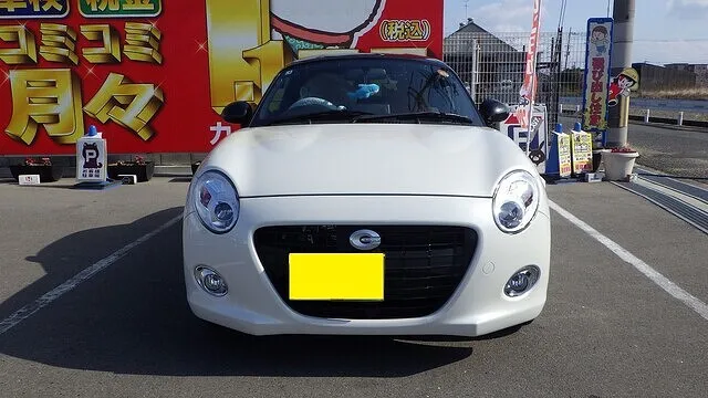 ダイハツ　コペン　左ドア　左クォーター　鈑金　塗装　