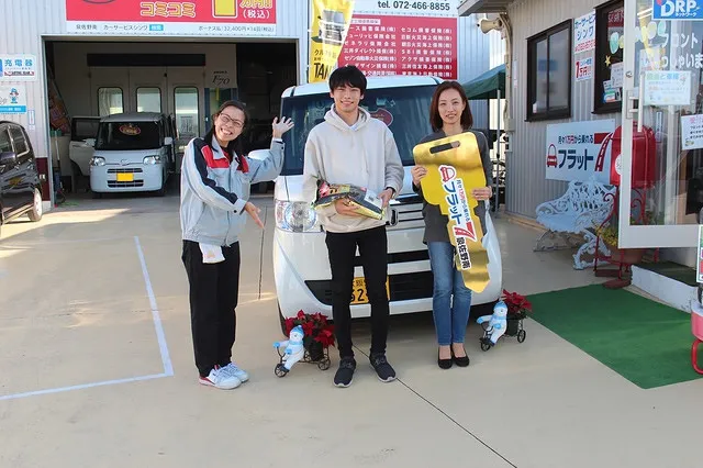 「八尾市からご来店のK様　当店中古車NBOXをご購入」