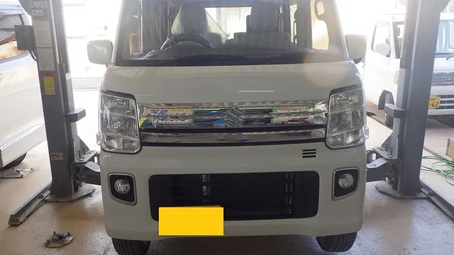 「スズキエブリーの車検整備の事例　岸和田市より」