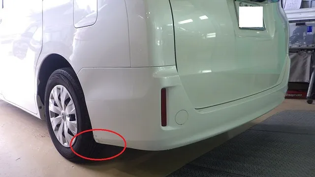 トヨタ ノア　リアバンパー修理　堺市より
