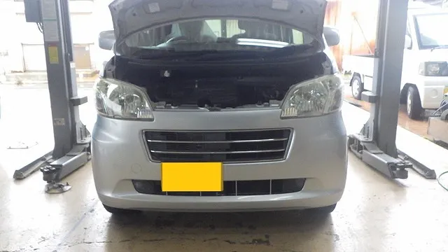 「タントエグゼの車検整備事例　泉佐野市」