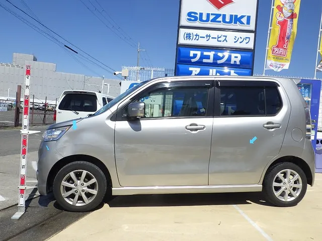 スズキワゴンR　キズへこみ修理でご来店されました！　泉佐野市カーサービスシンワ